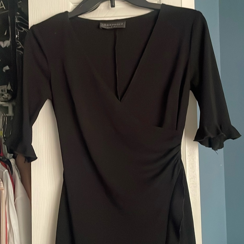 Annected Petite Black Coctail dress.